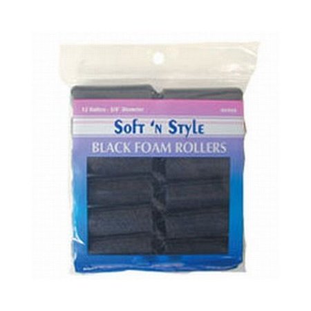 Black Foam Rollers Small 3041