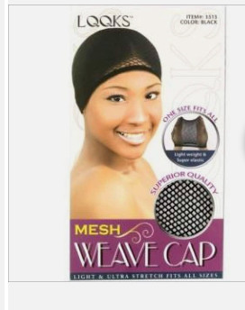 Black Weave Cap