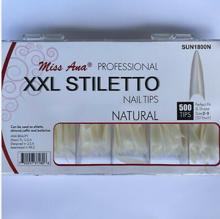 XXL Stiletto Natural 20305